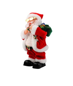 Shaking Belly Electric Santa Claus Toy ,Singing and Dancing Musical Christmas Doll, Xmas Gift