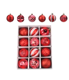 Christmas Ball Ornaments Shatterproof Christmas Decorations Tree Balls 2.4" Baubles Balls Ornaments Set for Holiday Wedding Christmas Decor 12Pcs Silver